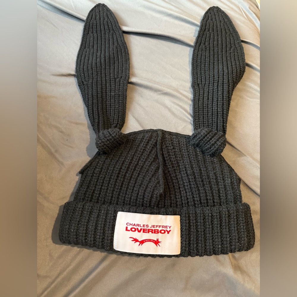Charles Jeffrey lover boy Bernie with long ears 🐰